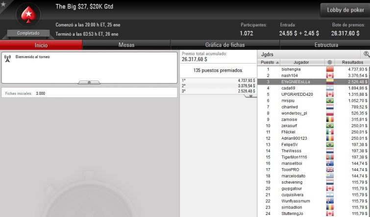 The Big $27 - Enero 26