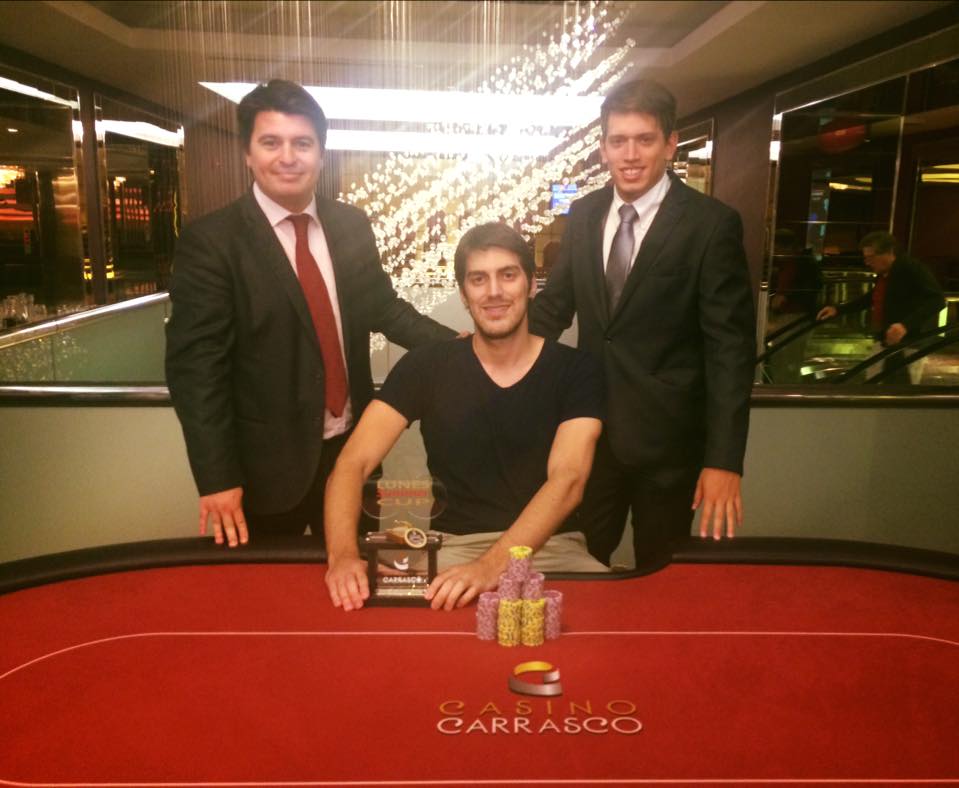 Gonzalo García hizo de las suyas en el casino Carrasco