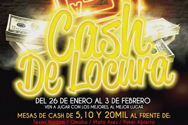 Fue presentada la semana Cash de Locura de la Mansión Room