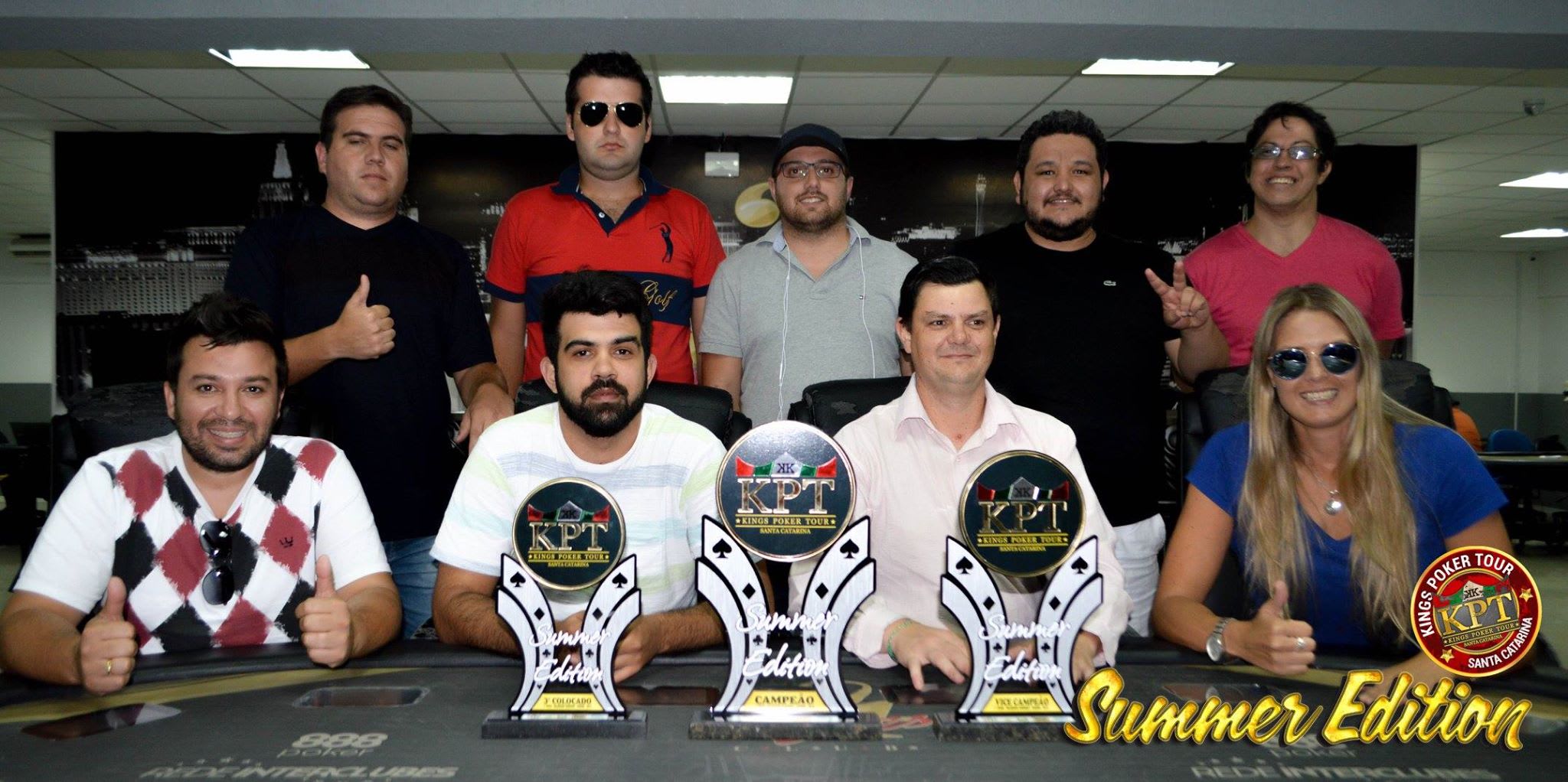 Kings Poker Tour: Se conformou a mesa final liderada por Amauri Calegari
