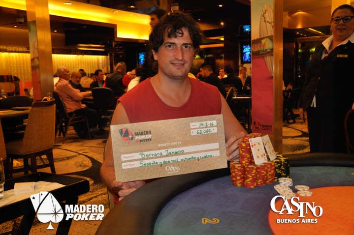 Bernard, imparable: se llevó el Madero Bounty 3.5K