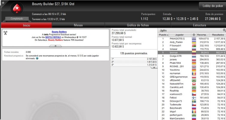 Bounty Builder $27 - Febrero 3