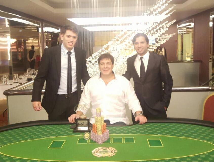 Marcelo Albojer se llevó la gloría del Martes de Poker