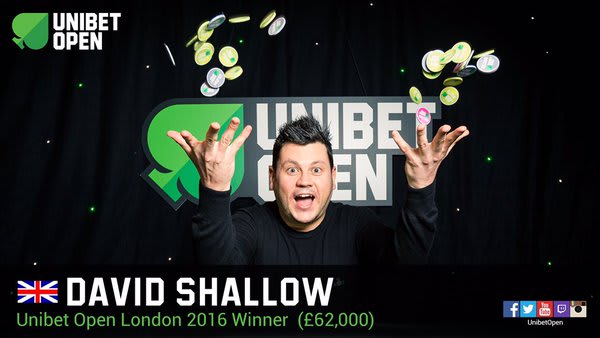 Unibet Open: David Shallow wins London Main Event
