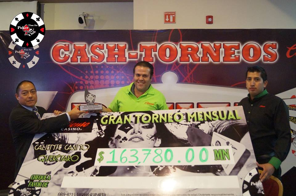 Gerardo Trejo se llevó el 100K Garantizados de Casino Caliente Querétaro