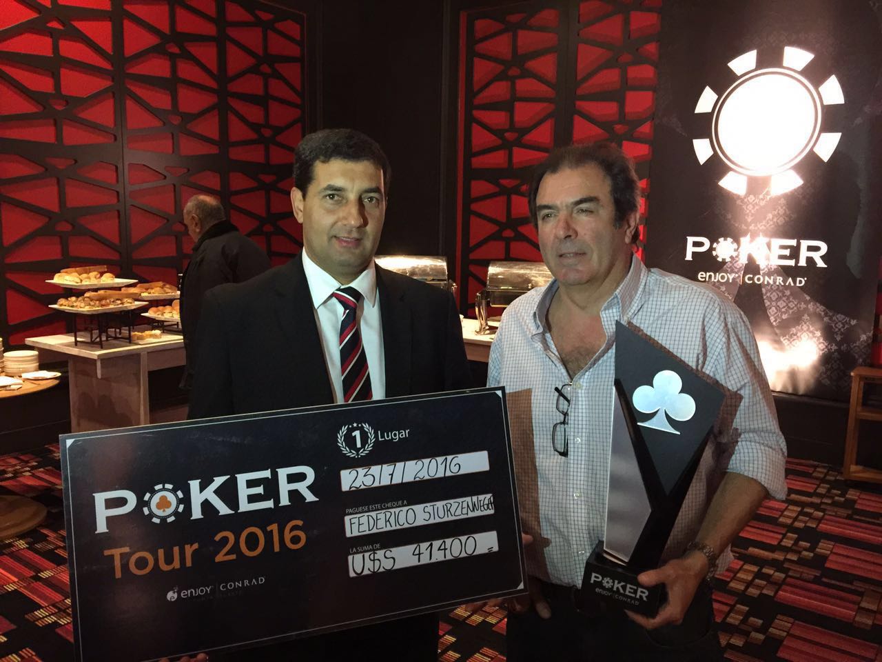 Sturzenegger ganó la 9ª fecha del Enjoy Conrad Poker Tour
