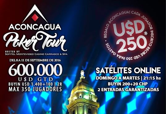 Comienza una nueva semana de satélites para el Aconcagua Poker Tour