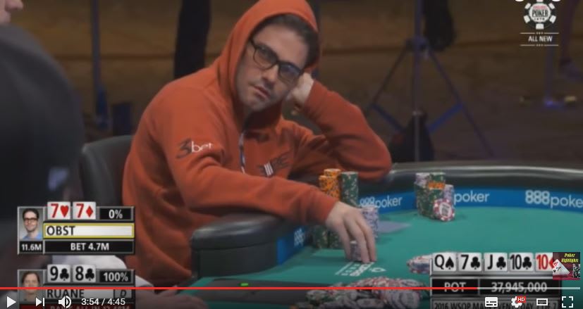 ¿El mejor fold de la WSOP 2016?