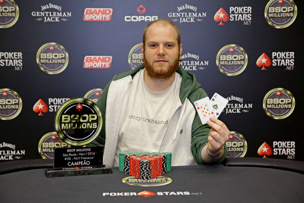 Nicolás Baliner pintó de albiceleste el Evento 8 NLH Freezeout