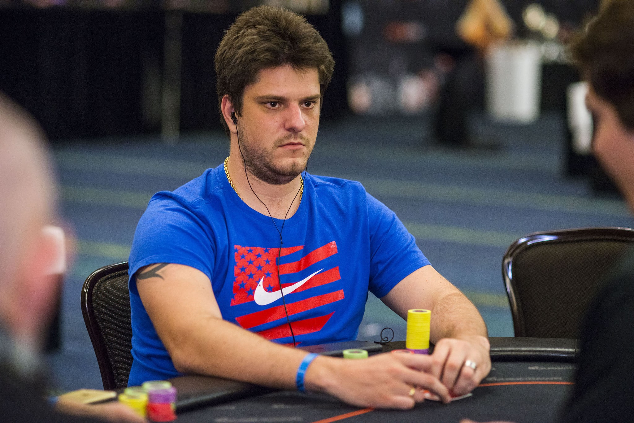 Luiz Duarte lidera o batalhão brasileiro no WPT