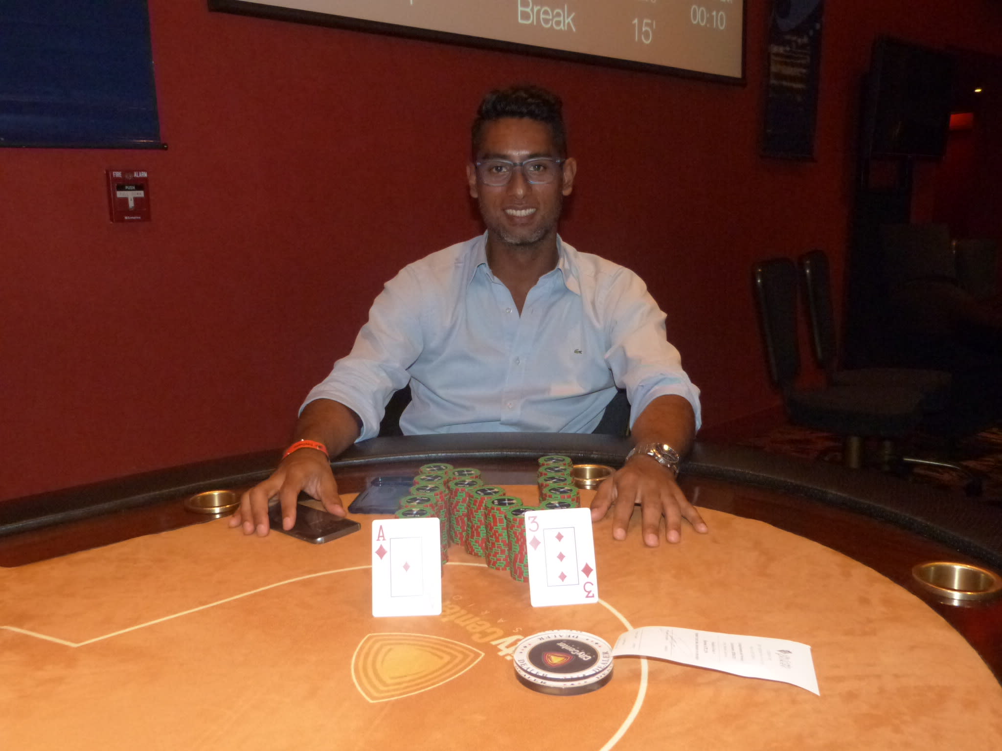 Tercer triunfo del año para Mariano Hyon en el Tuesday Poker City