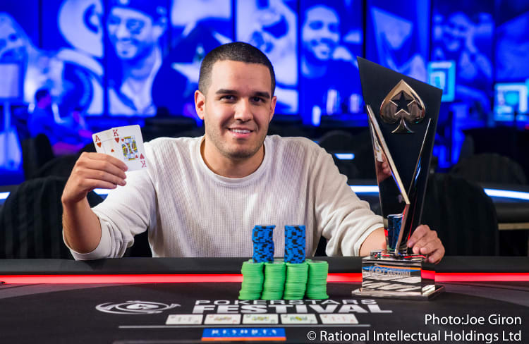 Acosta, el primer campeón del PokerStars Festival