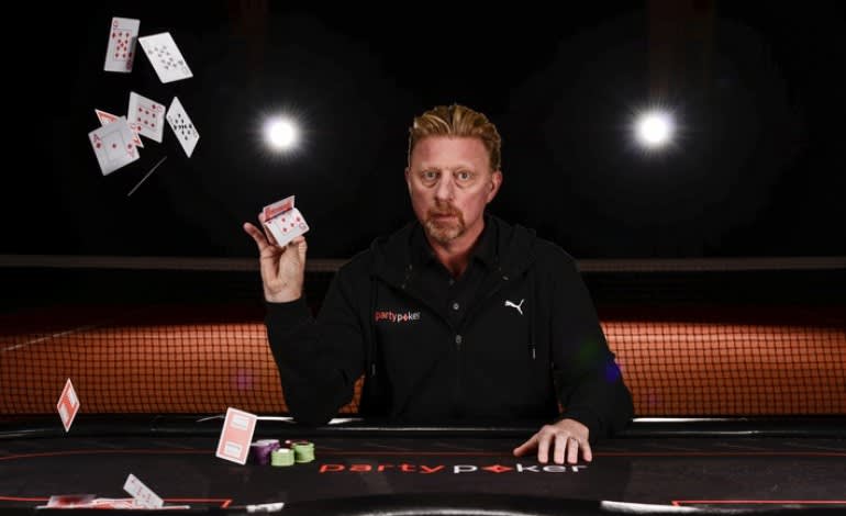 La leyenda del tenis Boris Becker vuelve al poker