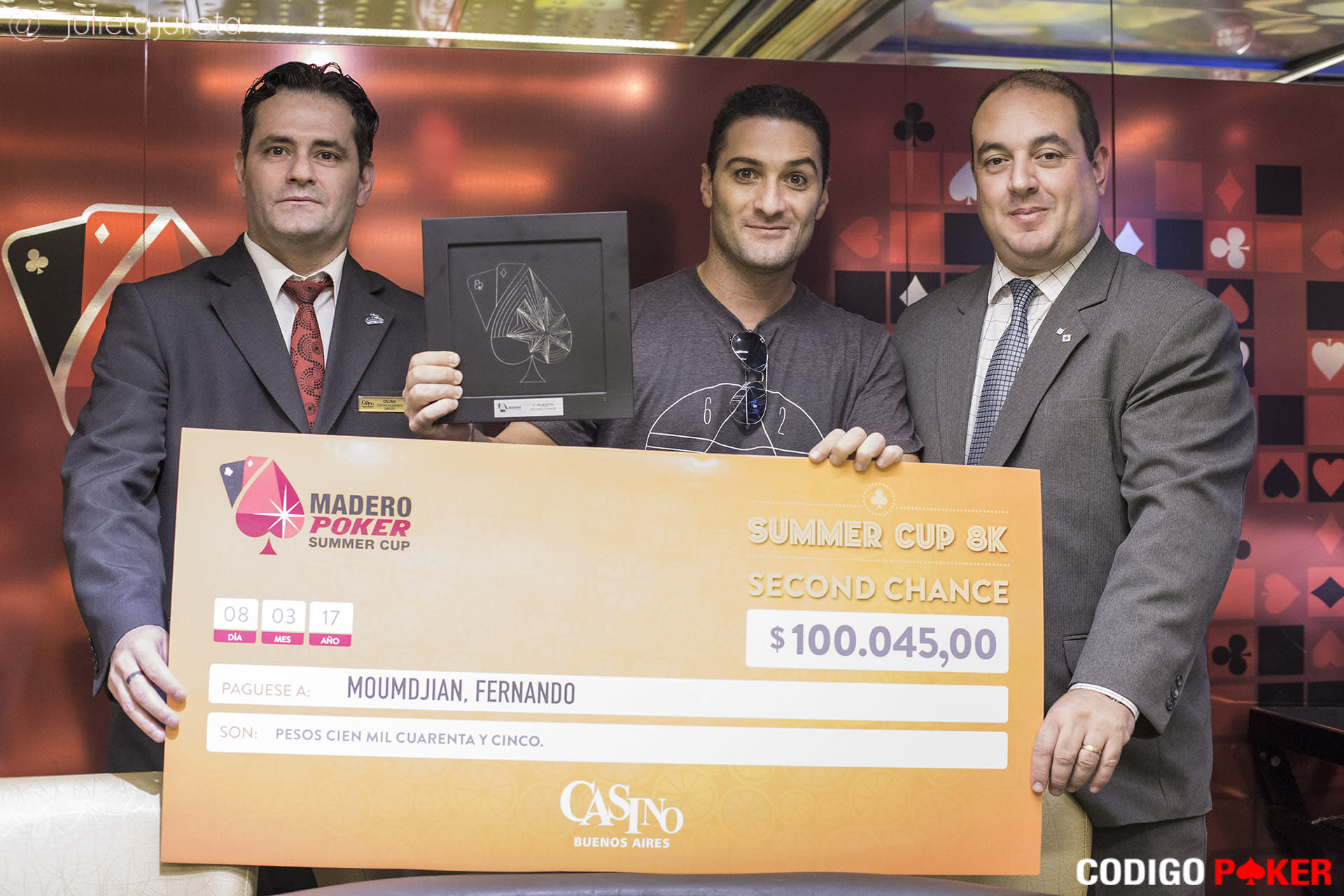 Moumdjian se quedó con el Second Chance