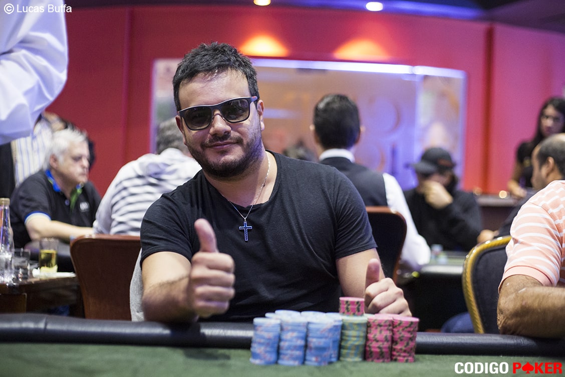 Fauzer Guarnieri puxou a fila do dia 1 do Cataratas Poker Tour