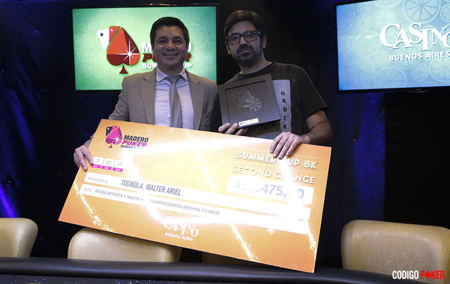 Walter Tognola se quedó con el Second Chance