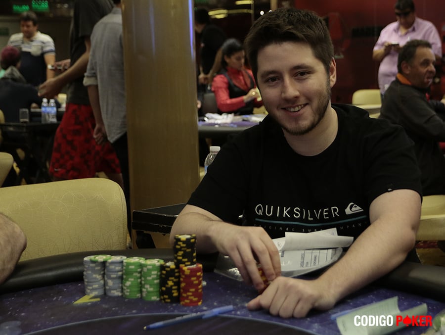 Gonzalo Araujo, chipleader del Día 1A en la Summer Cup