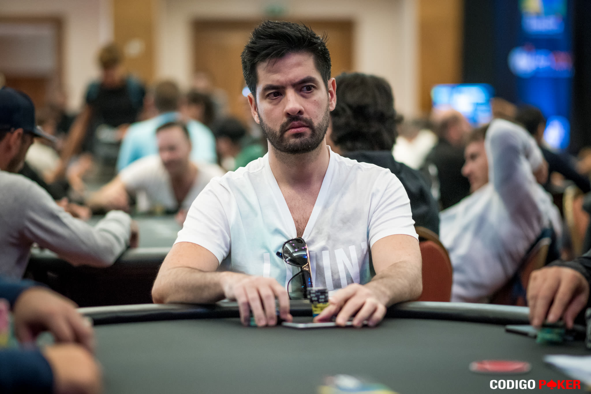 Thiago Decano liderou o batalhão brasileiro no Dia 1A