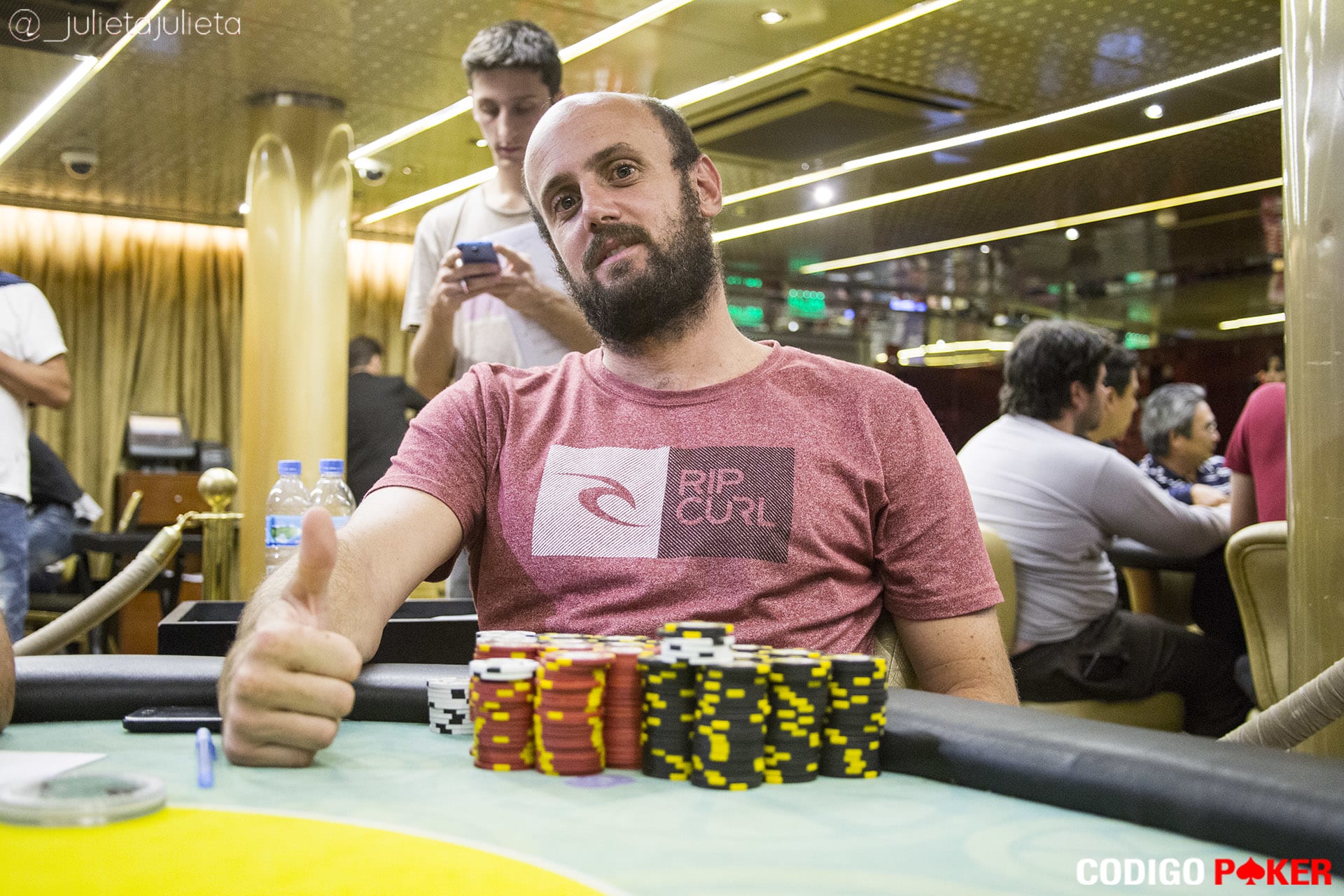 Mehamed lidera una última mesa final de lujo en Madero