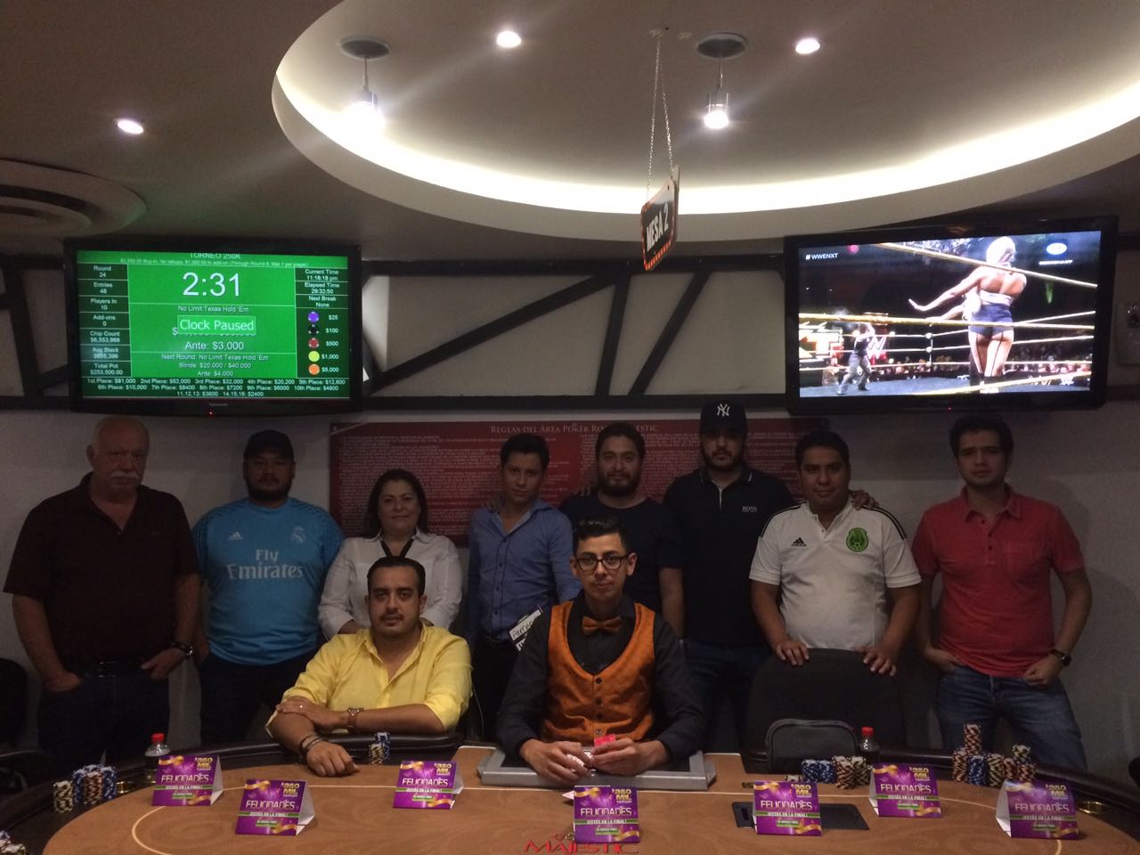 Alfredo Jacome se coronó en el Majestic Casino de Guadalajara