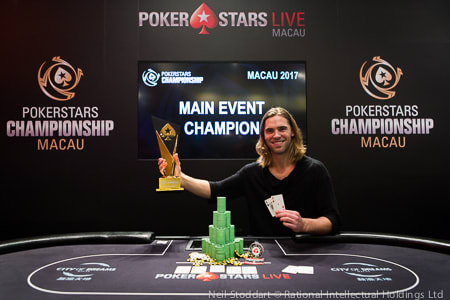 Elliot Smith le quitó a los chinos el trofeo del Main Event de Macao