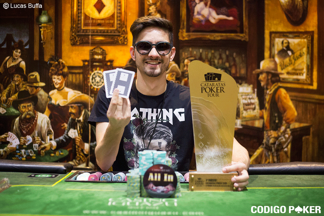 Thiago de Camargo Cezar es el campeón del Cataratas Poker Tour