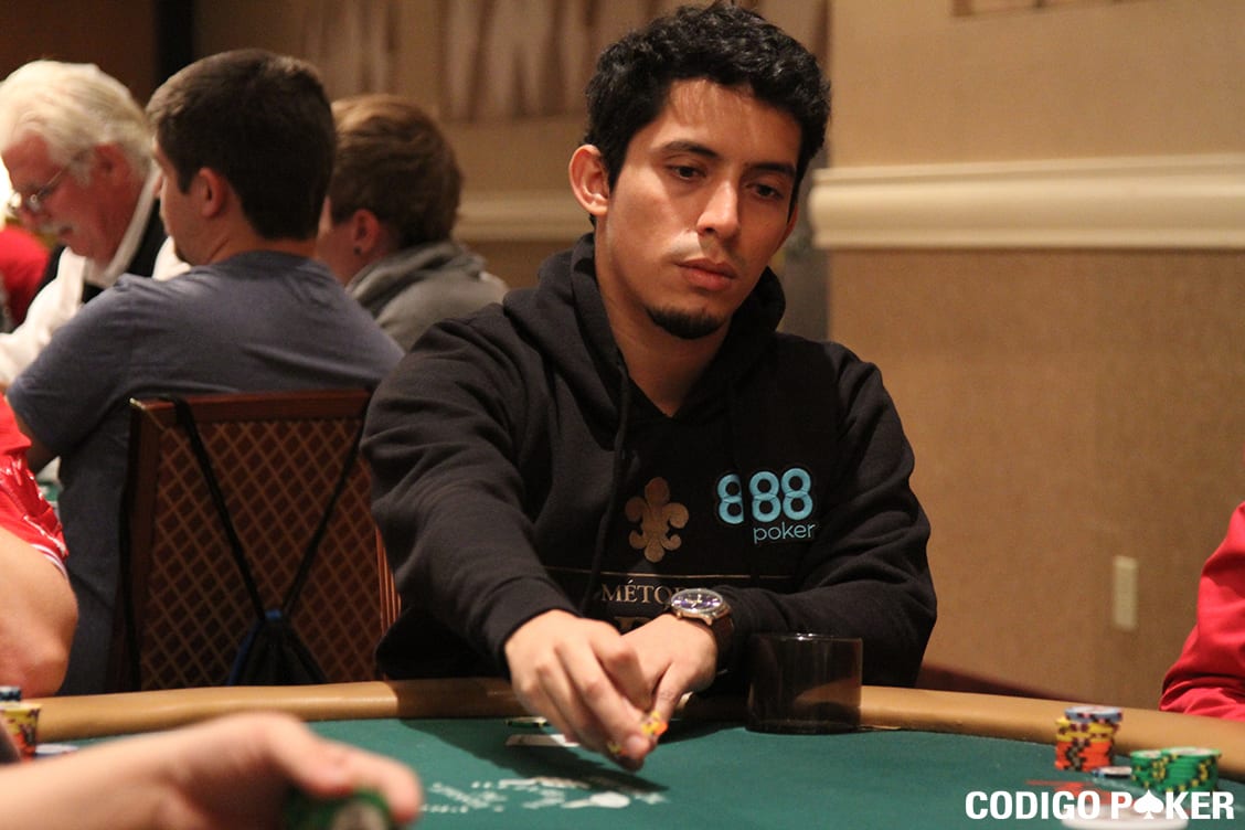 Esta fue la mano clave del Día 1 de Diego Ventura