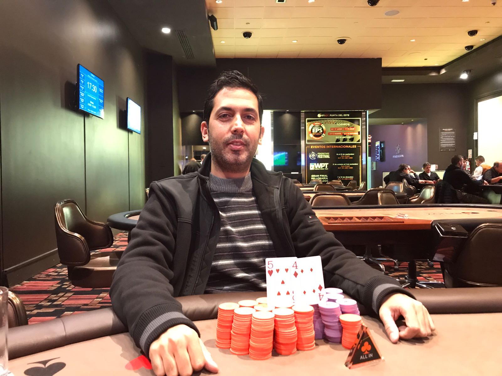 Santiago Hernández fue el Rocky Balboa de Enjoy Punta del Este