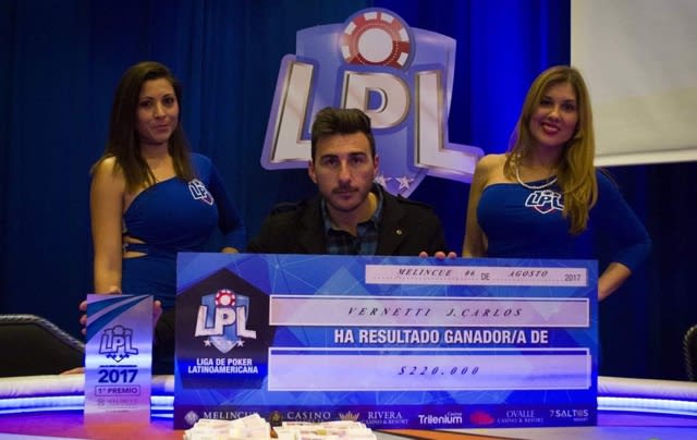 Vernetti ganó la primera Liga de Poker Latinoamericana