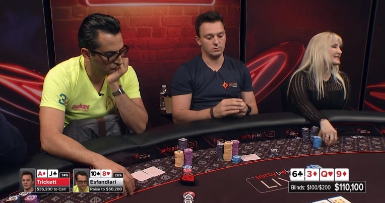 Trickett y Esfandiari, armados hasta los dientes