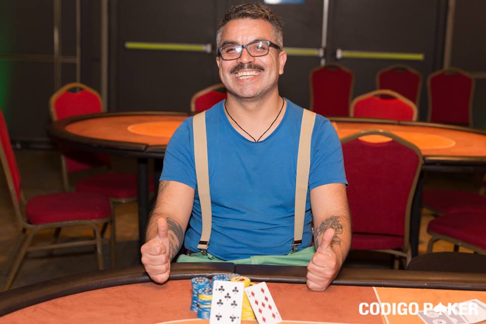 Osvaldo Colombo llegó gratis al WPT y ya está en el Día 2