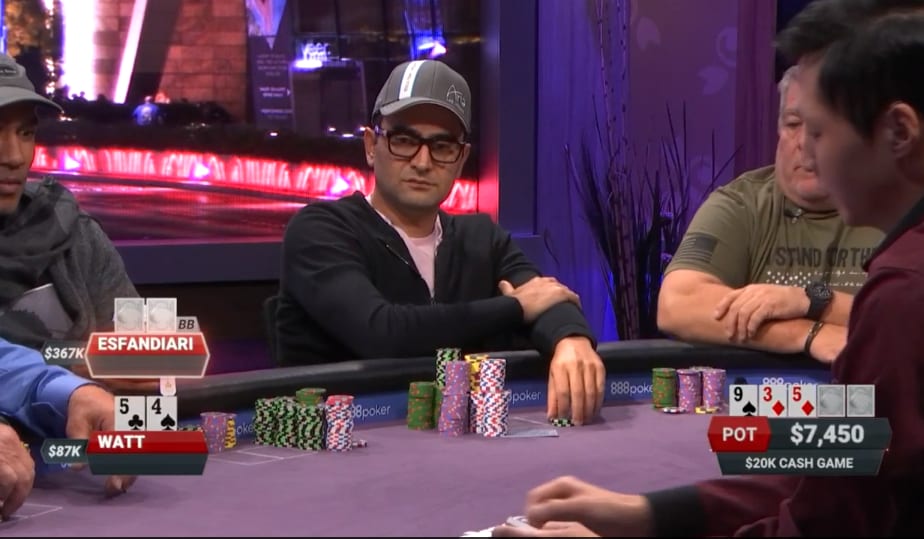 Antonio Esfandiari se armó un cash game a su gusto