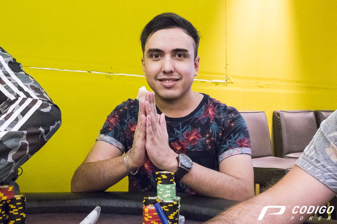 Route Poker: Castagnini lideró a los 19 clasificados del Día 1A