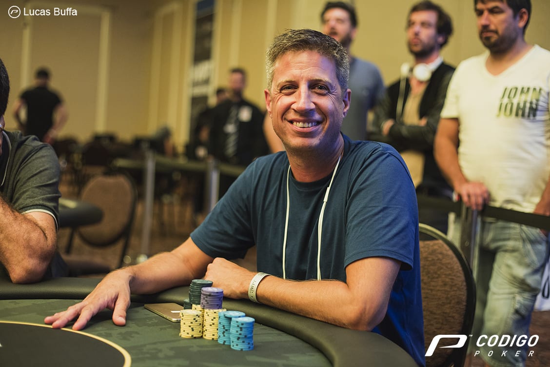 Martín Manrique lideró el Día 1A del WPT Argentina
