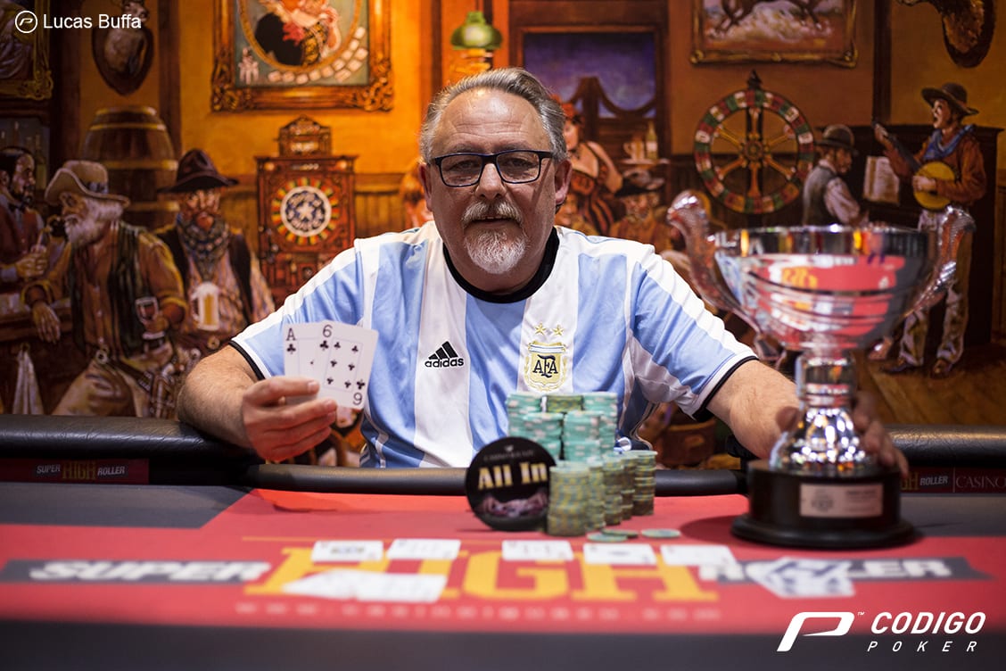 Acosta se quedó con la séptima fecha del Cataratas Poker Tour