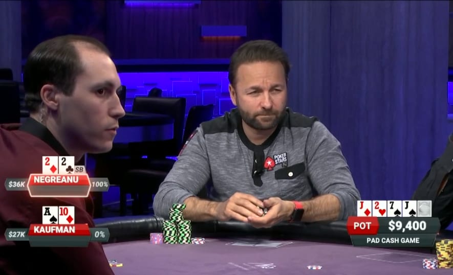 Negreanu tuvo una gran noche en el regreso de PAD