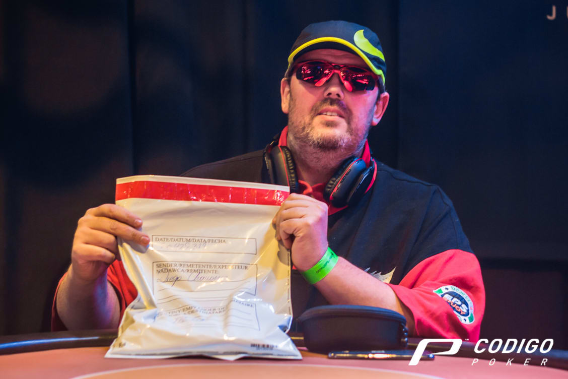 Diego Chamorro se adueñó del Día 1A del Main Event