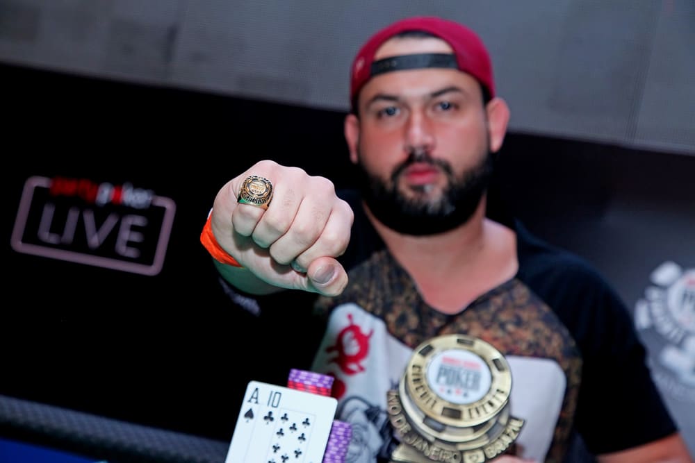 Sem bankroll adequado, Alisson Pereira faz &#8216;loucura&#8217; e vence SHR da WSOP Rio