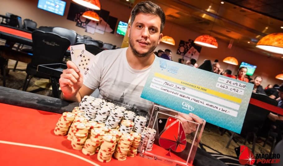 Maino cruzó primero la meta en Madero Poker