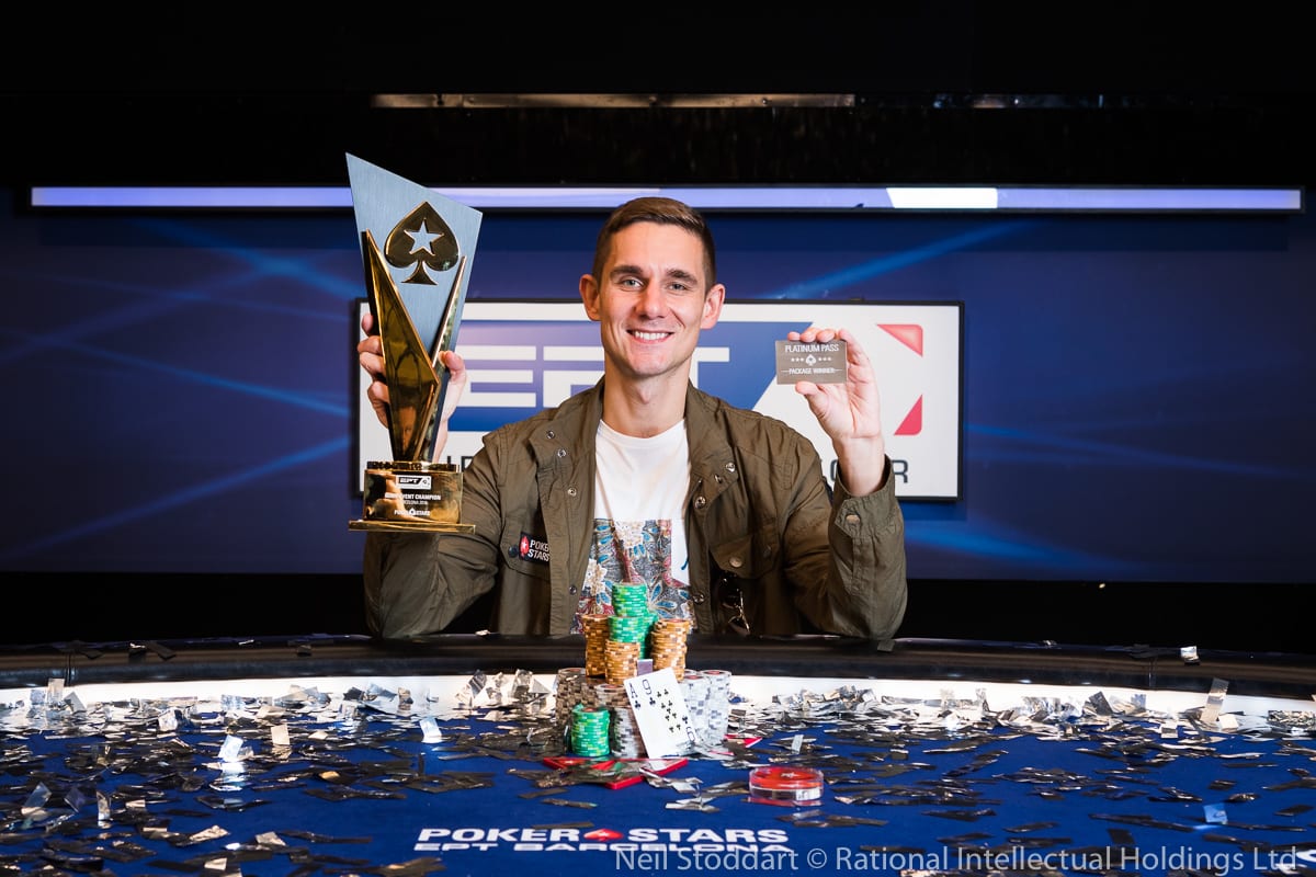 Se clasificó online y ahora es el campeón del EPT Barcelona