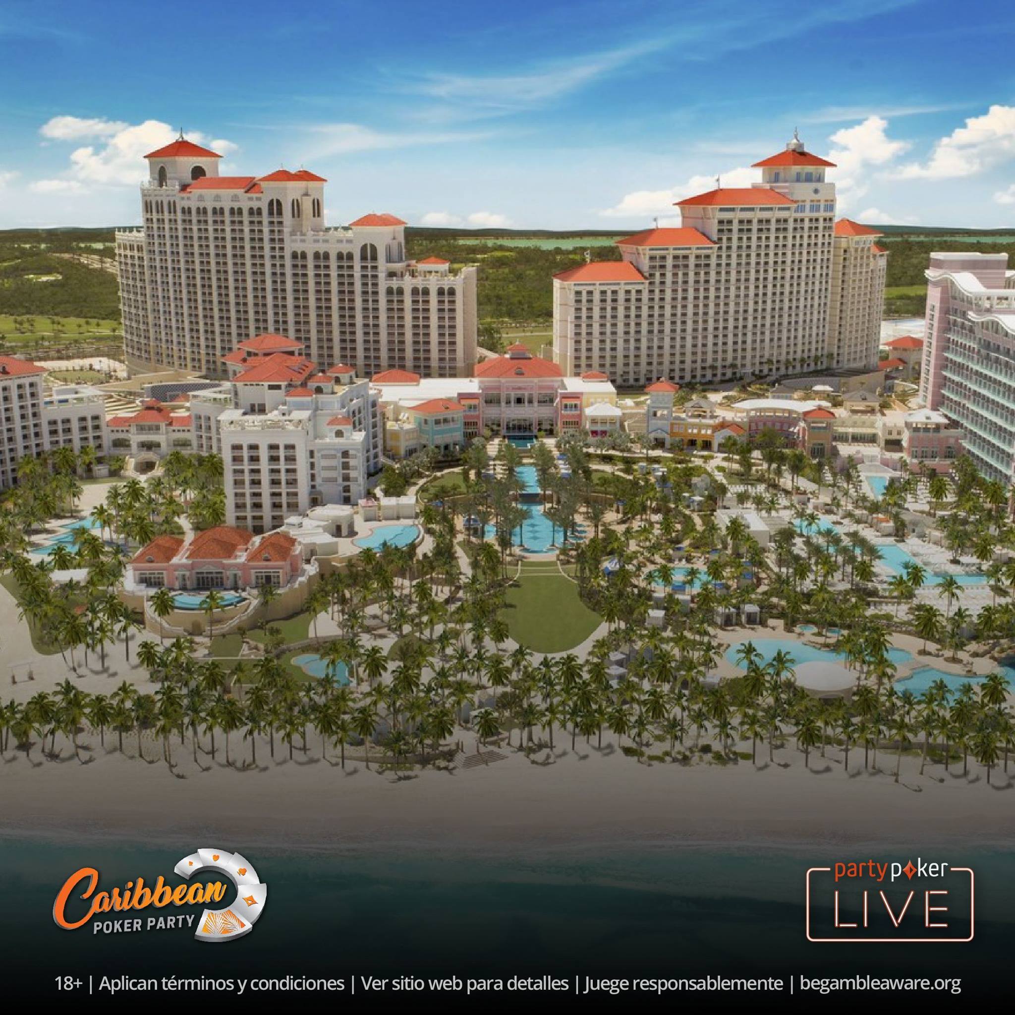 La increíble agenda del Caribbean Poker Party