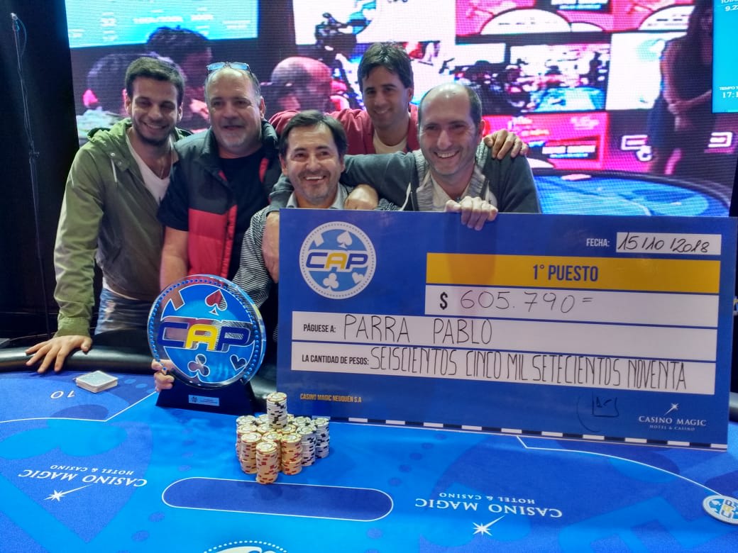 Pablo Parra festejó en la quinta fecha del CAP