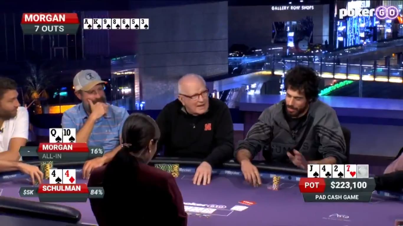 Schulman encontró en un set la mano salvadora