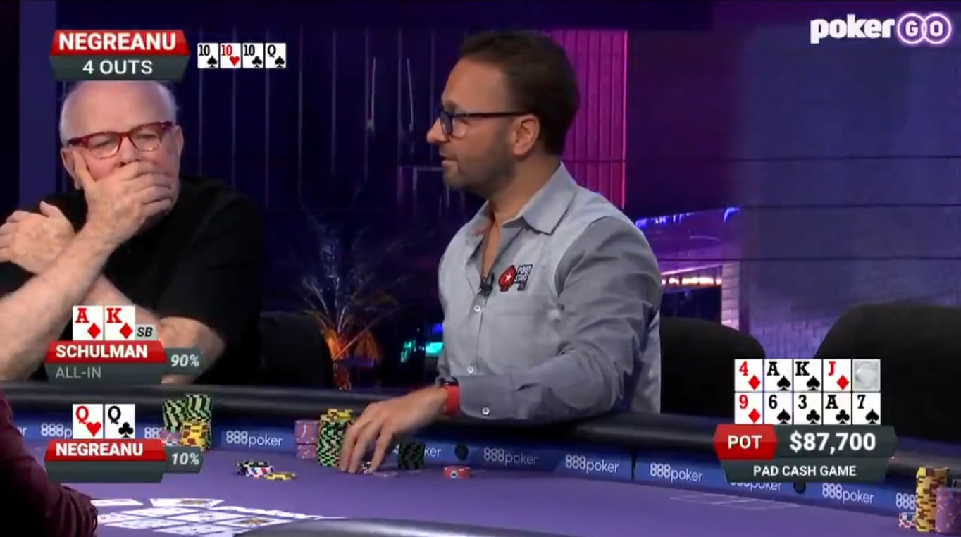 Negreanu parece no tener suerte con las damas