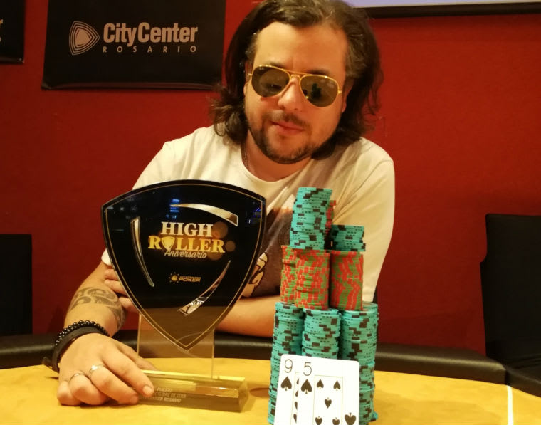 Como en casa: Vilches ganó el High Roller Aniversario