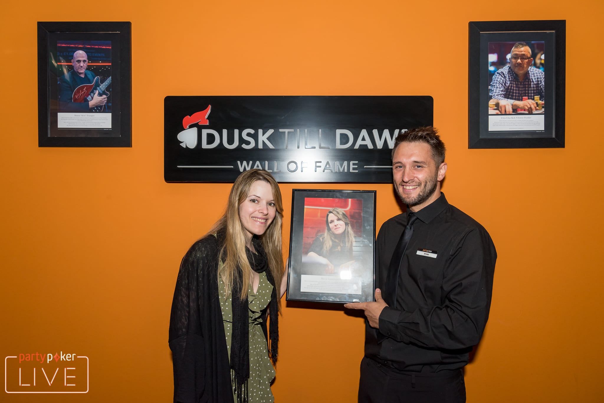Lampropulos, al Wall of Fame del Dusk Till Dawn