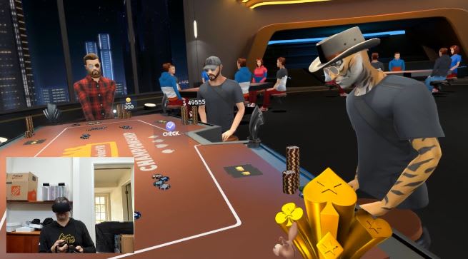 [VIDEO] Hellmuth juega hasta en realidad virtual