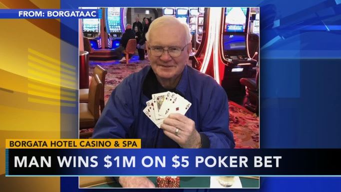 Convirtió US$5 en US$1.000.000 con una escalera real