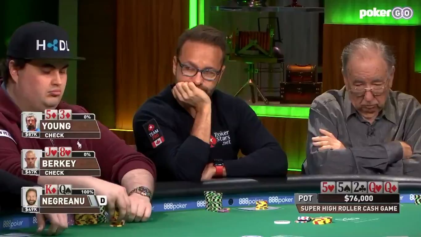 [VIDEO] Negreanu sí que sabe cuándo flotar un flop
