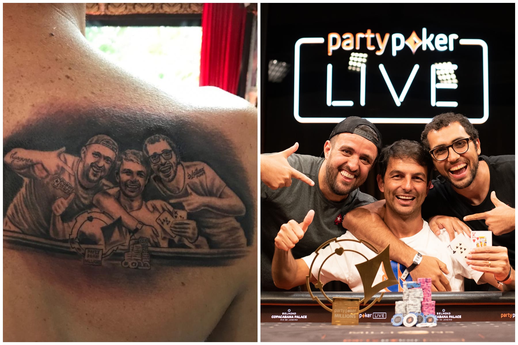 Te llevo en la piel: el particular tatuaje de Bozzano